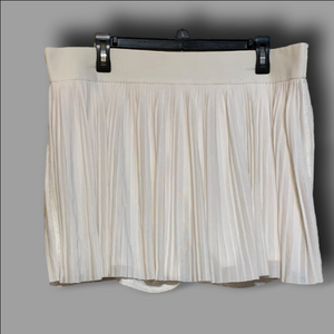 No Boundaries Cream Pleated Mini Skort size XXXL
